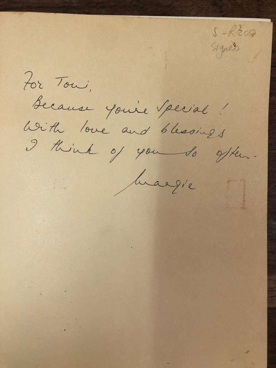 (Signed Copy) Margaret Roberts' Book of Herbs - Margaret Roberts (Hardcover with dj)