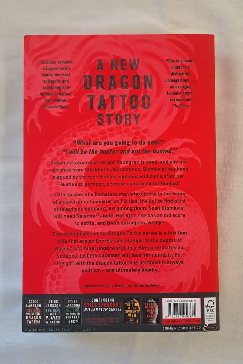 The girl who lived twice. - David Lagercrantz (Softcover)