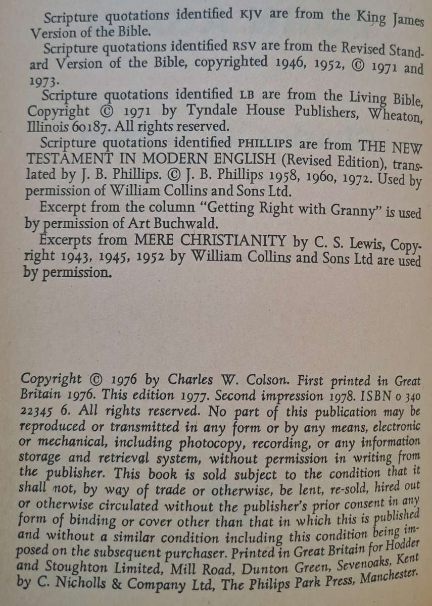 Born Again - Charles W. Colson (Paperback)