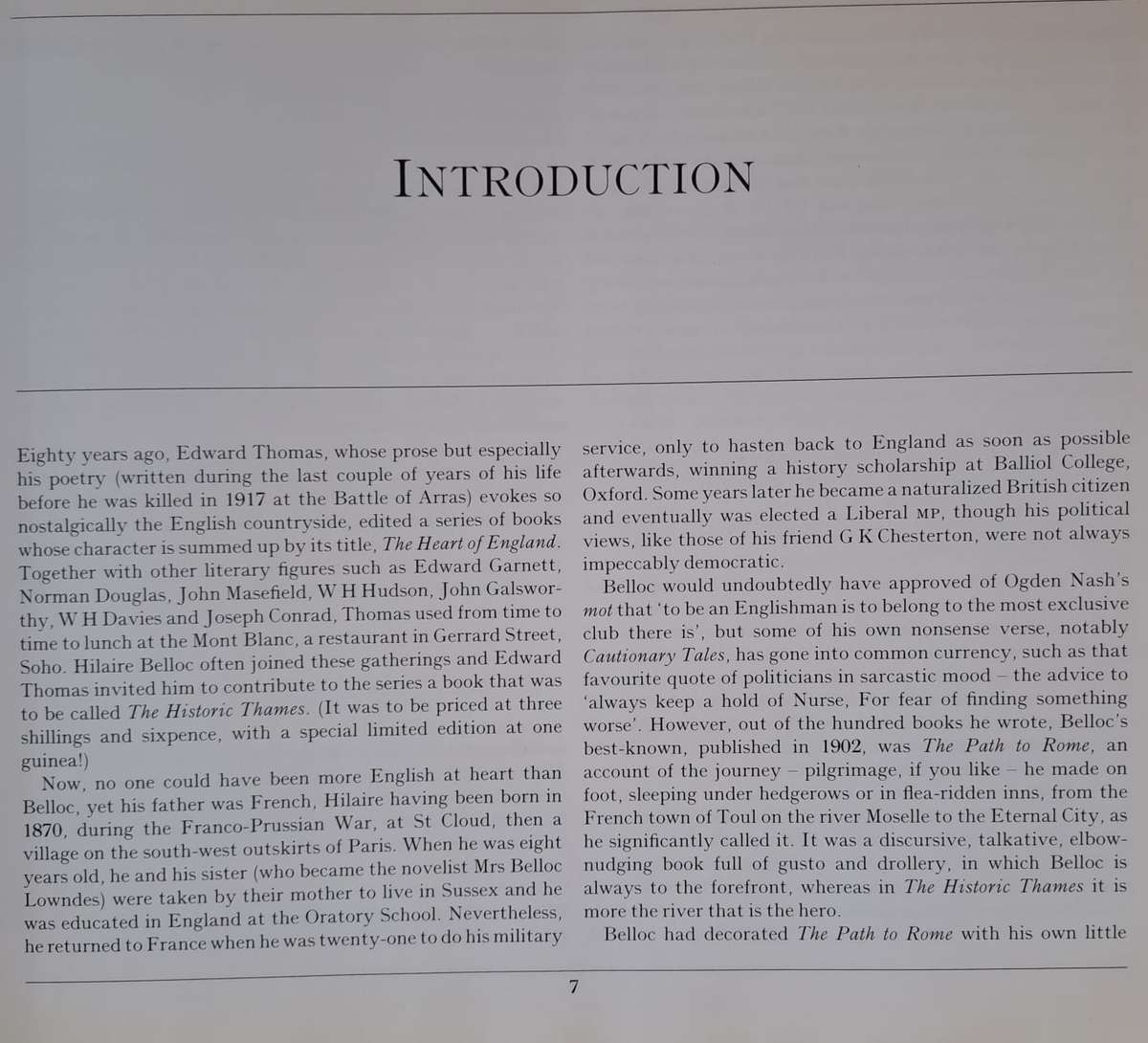 The Historic Thames - Hilaire Belloc (Hardcover)