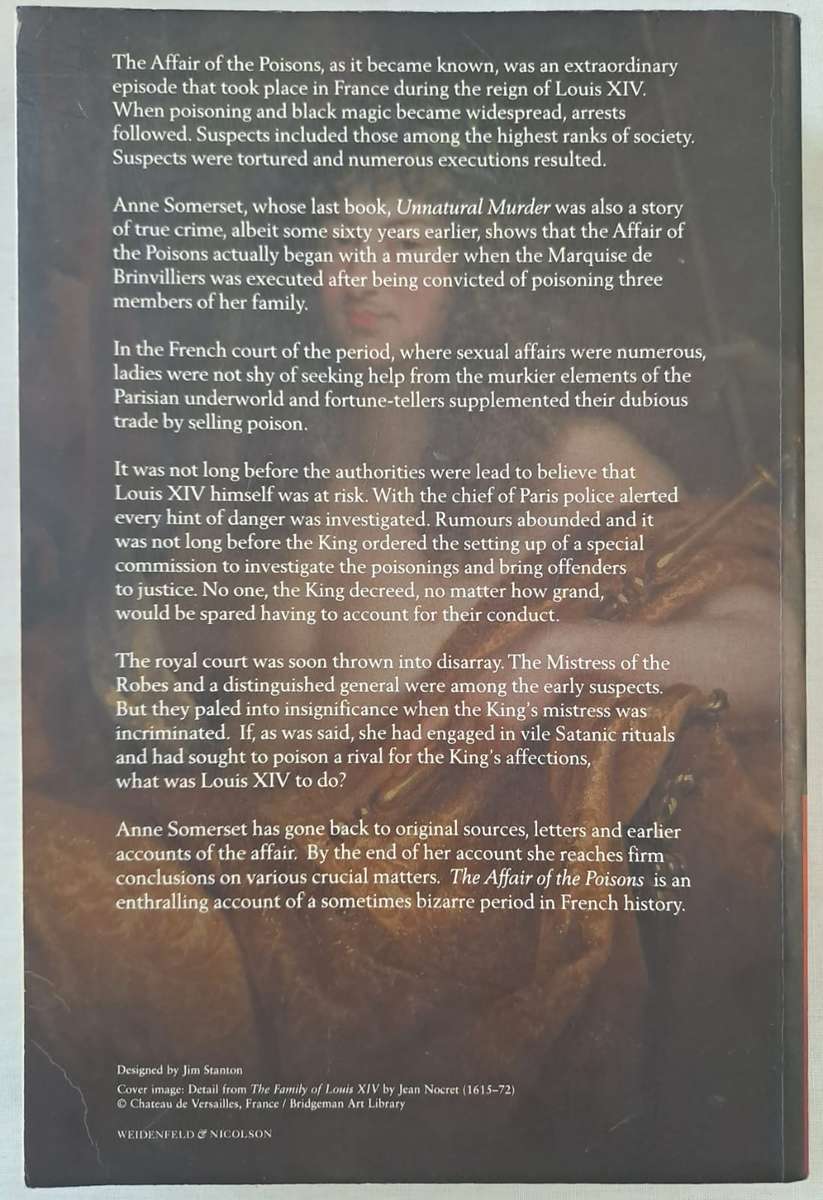 The Affair of the poisons - Anne Somerset (Paperback)