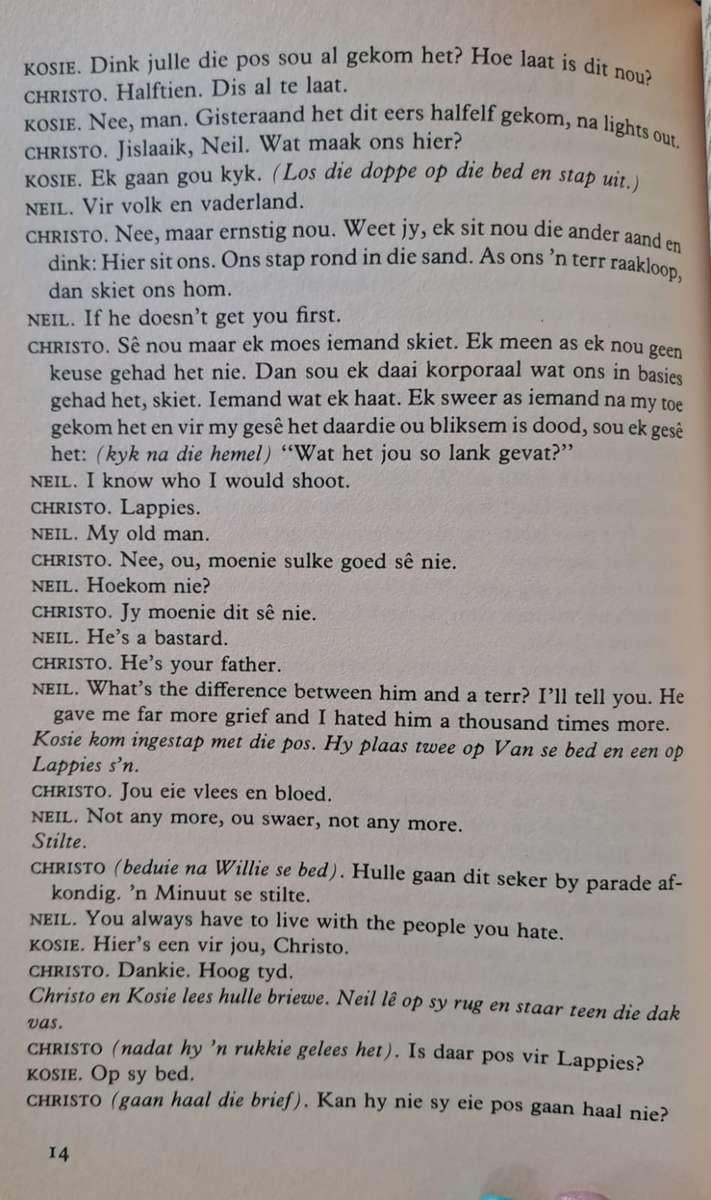 More is n lang dag en die teken - Deon Opperman (paperback)