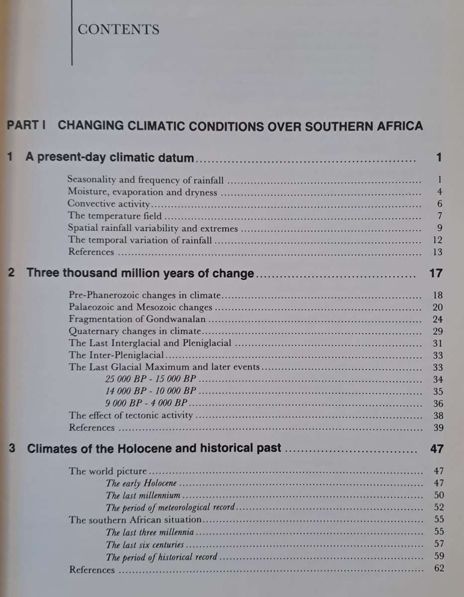 Climatic change and variability in southern Africa - P. D. Tyson (paperback)