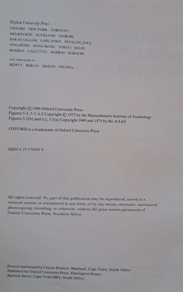 Climatic change and variability in southern Africa - P. D. Tyson (paperback)