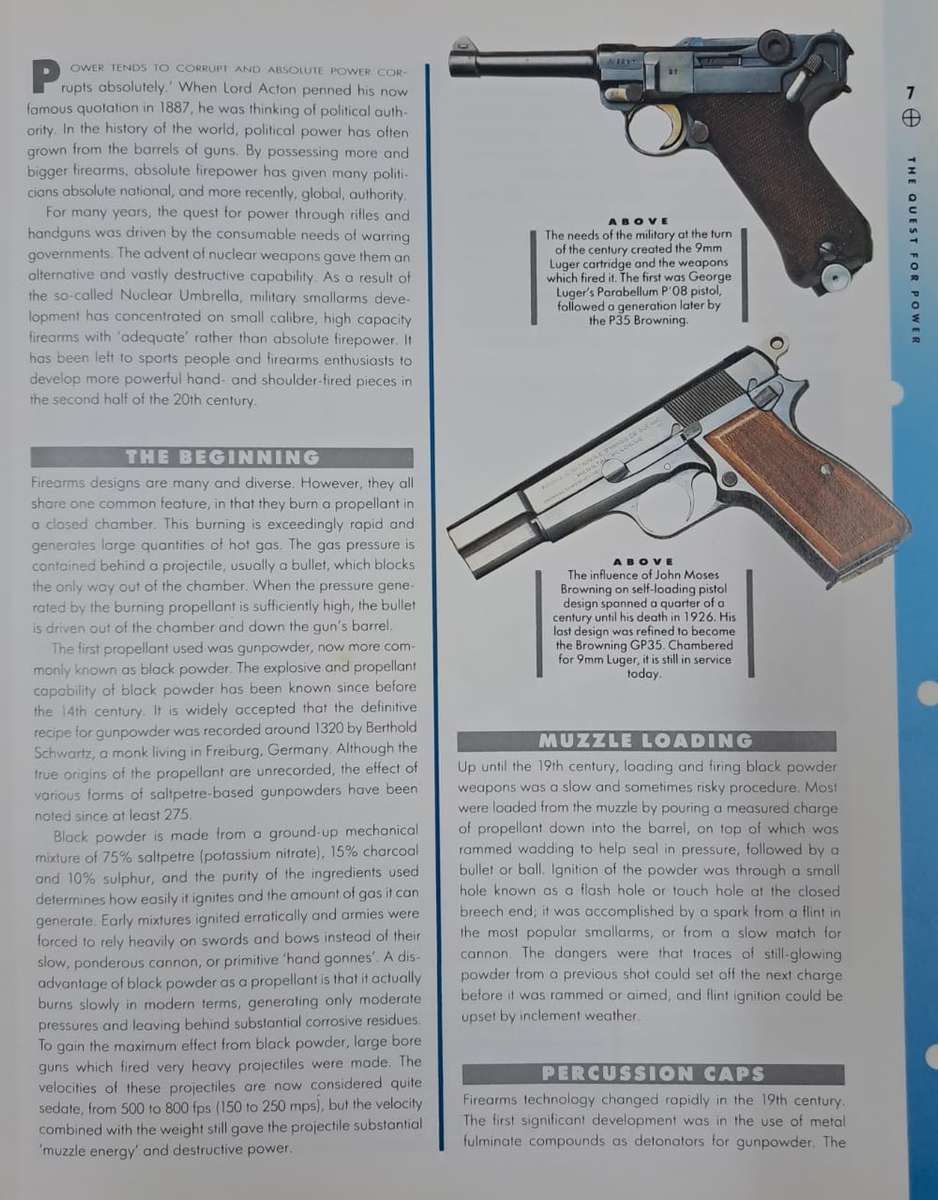 The world's most powerful Rifles & Handguns - Robert Adam (hard cover with dj)