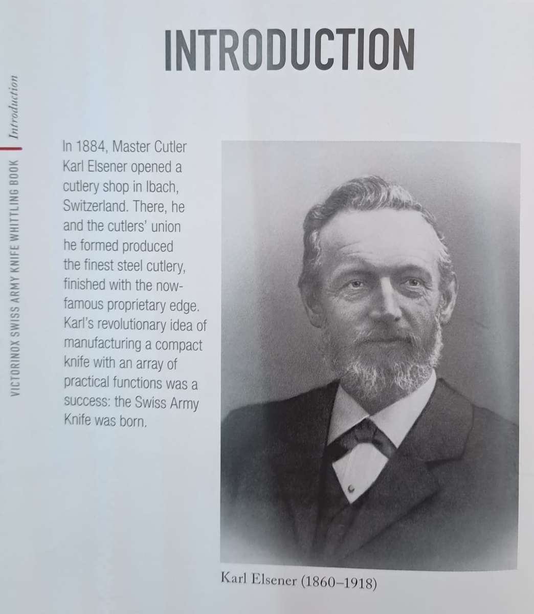 Swiss army knife whittling Book - Chris Lubkemann (Hard cover with no dj)