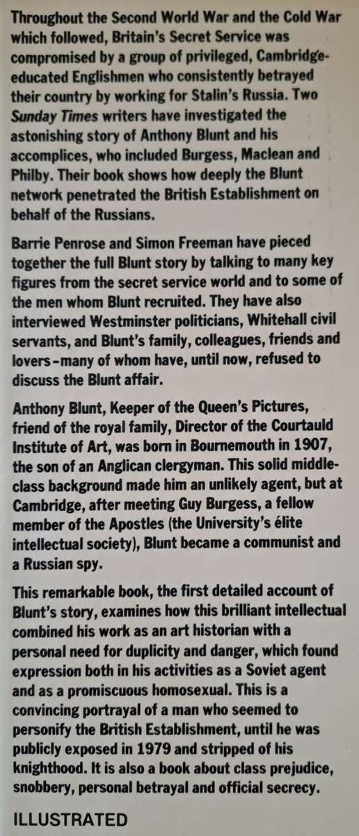 Conspiracy of Silence (The Secret life of Anthony Blunt) - Barrie Penrose & Simon Freeman