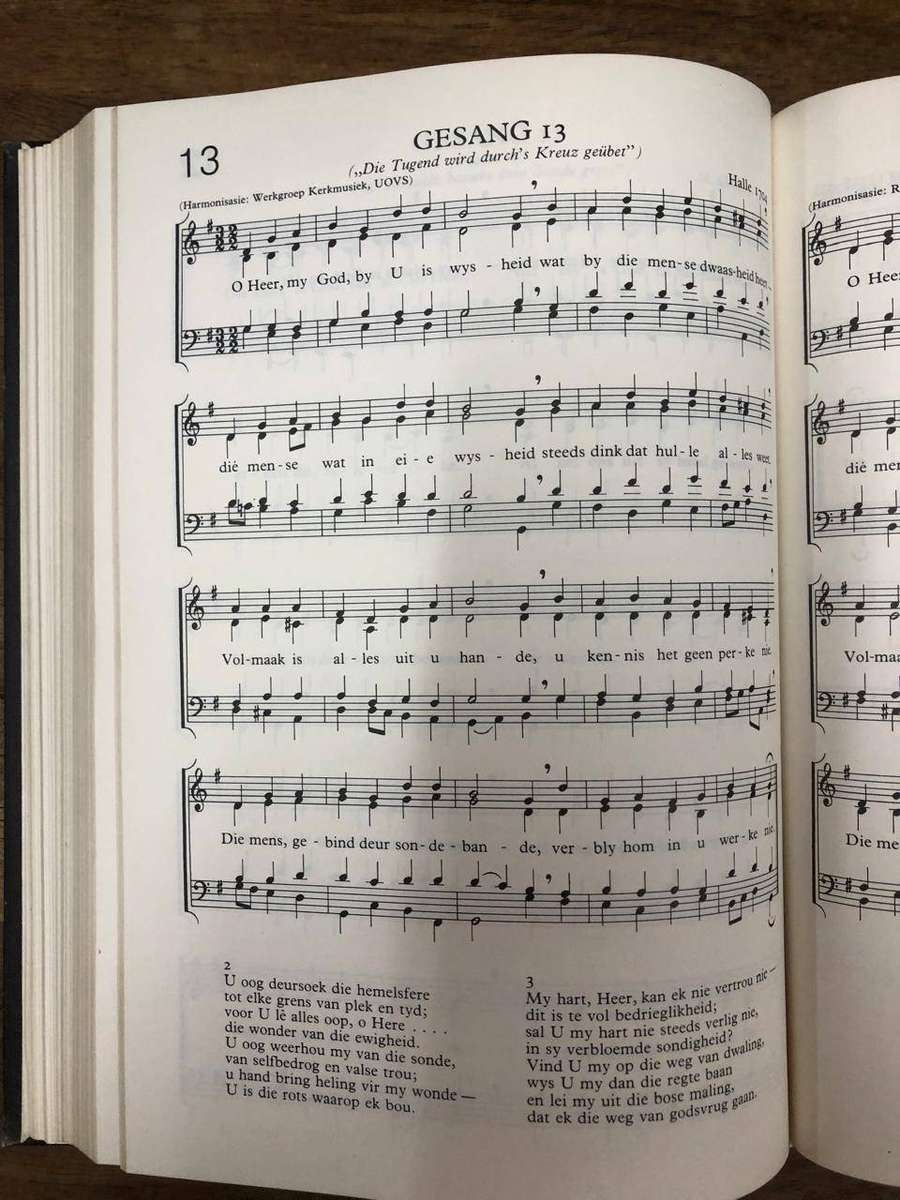 Koraalboek vir Psalms en Gesange - NG Kerk Uitgewers (Hardcover with no dj)