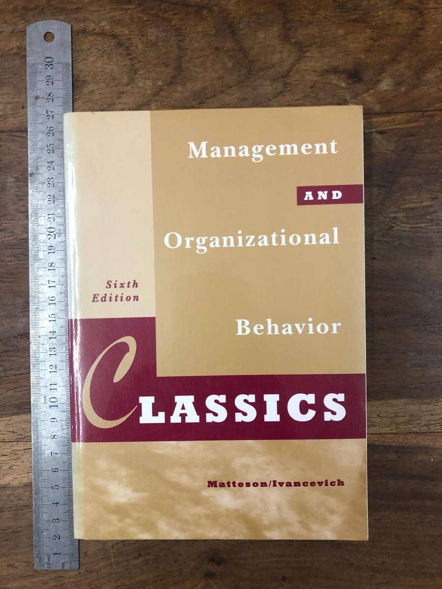 Management and Organizational Behavior 6th Edi - Matteson and Ivancevich (Paperback) (KK)