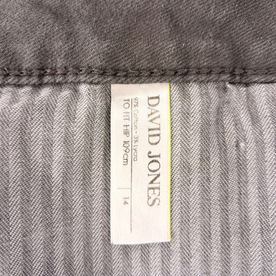 DAVID JONES CLASSIC COLLECTION MID-RISE SKINNY JEANS - SEAWEED GREEN