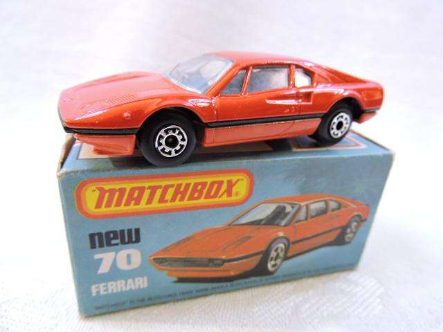 Matchbox Ferrari 308 GTB New 70 Mint in Box ( Red ) Magnum PI  Like Hot Wheels