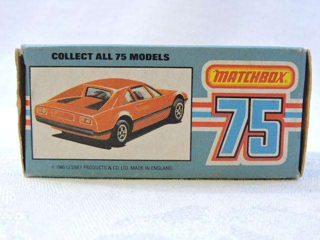 Matchbox Ferrari 308 GTB New 70 Mint in Box ( Red ) Magnum PI  Like Hot Wheels