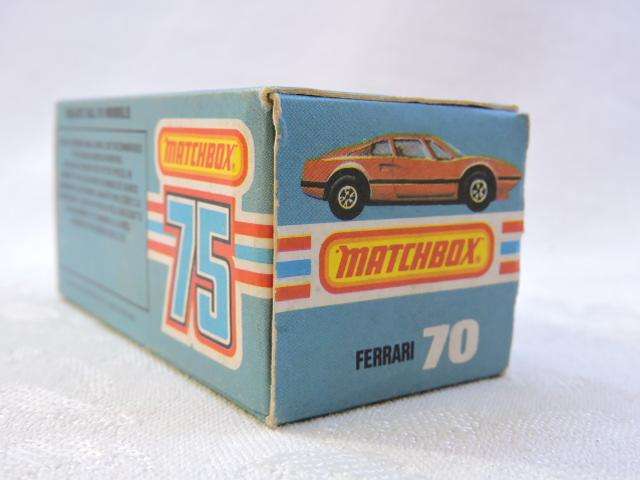 Matchbox Ferrari 308 GTB New 70 Mint in Box ( Red ) Magnum PI  Like Hot Wheels