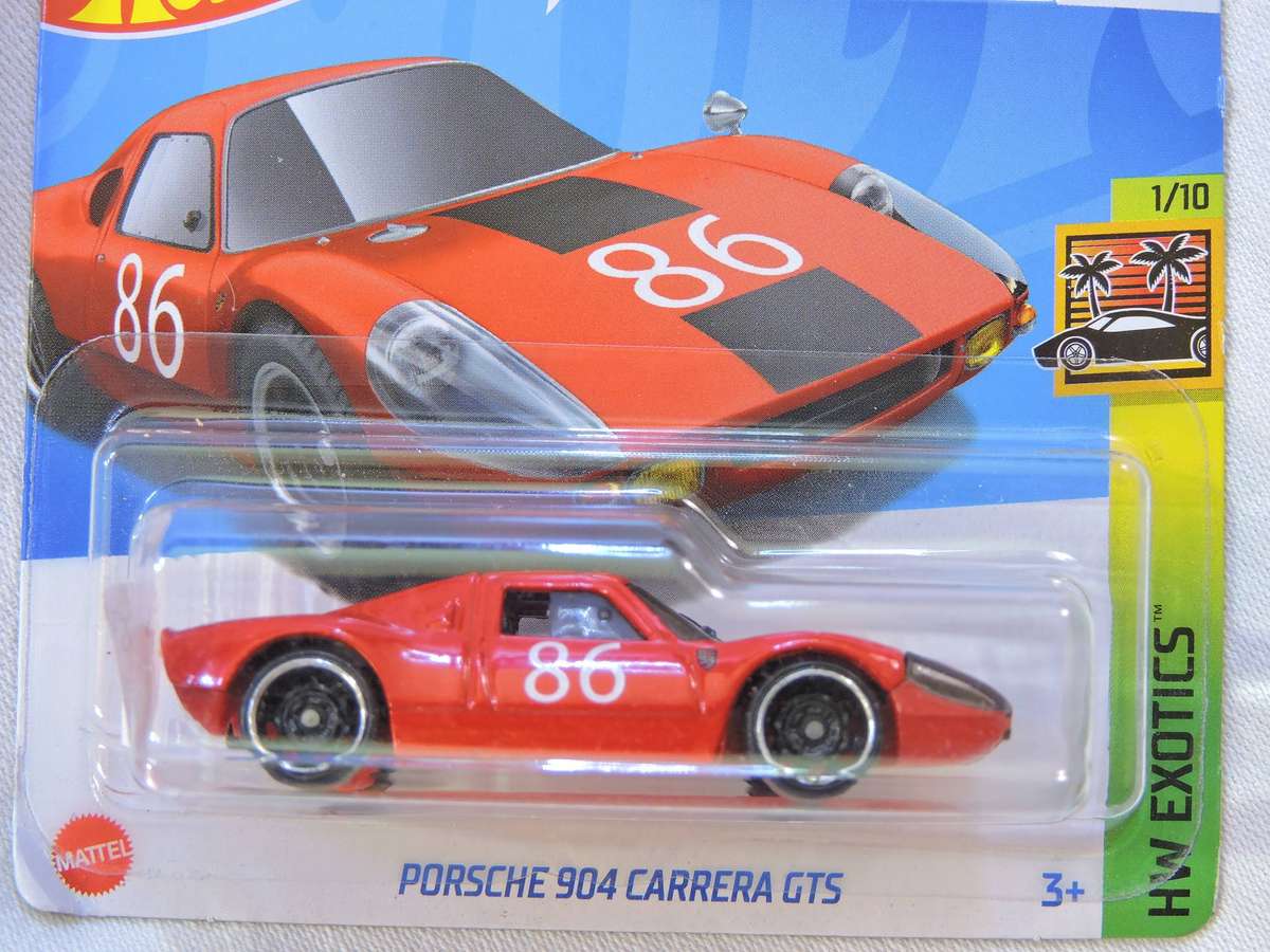 Hot Wheels PORSCHE 904 CARRERA GTS  ( Red #86 )