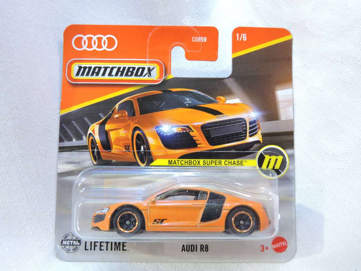 Matchbox AUDI R8 Super Chase ( Orange ) like Hot Wheels