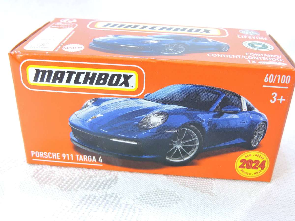 Matchbox PORSCHE 911 TARGA 4 ( Blue ) like Hot Wheels