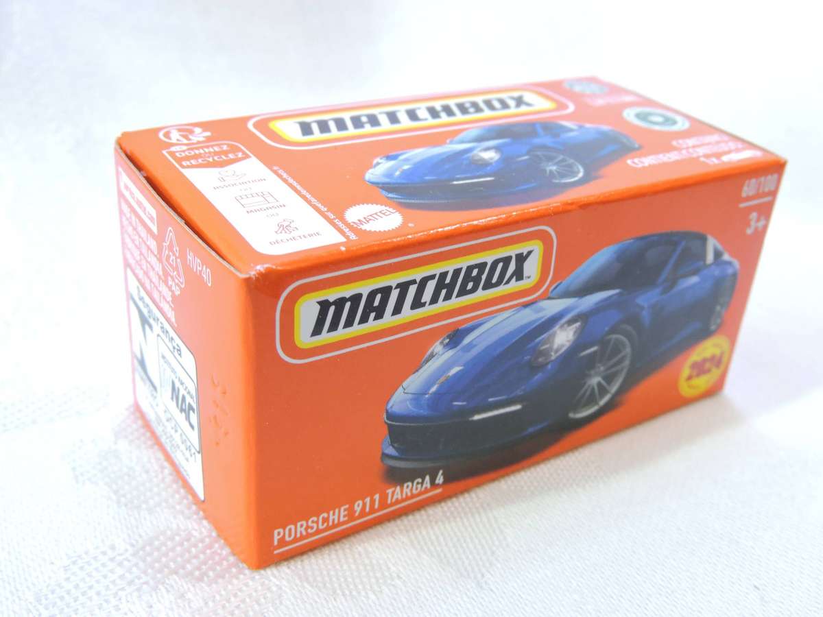Matchbox PORSCHE 911 TARGA 4 ( Blue ) like Hot Wheels