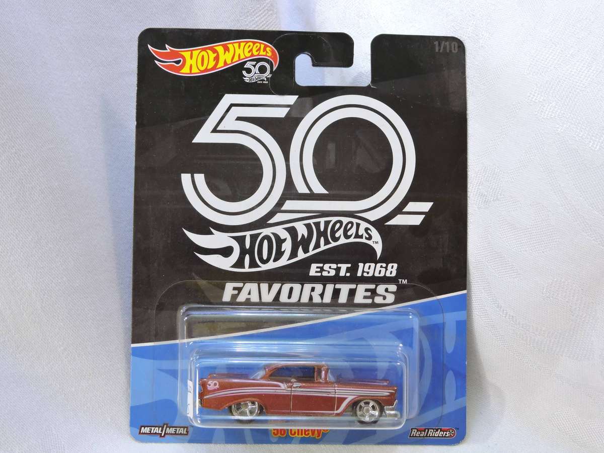 Hot Wheels CHEVY CHEVROLET 56 Chevy Bel Air ( Real riders Full metal )  # BLOWOUT SALE #