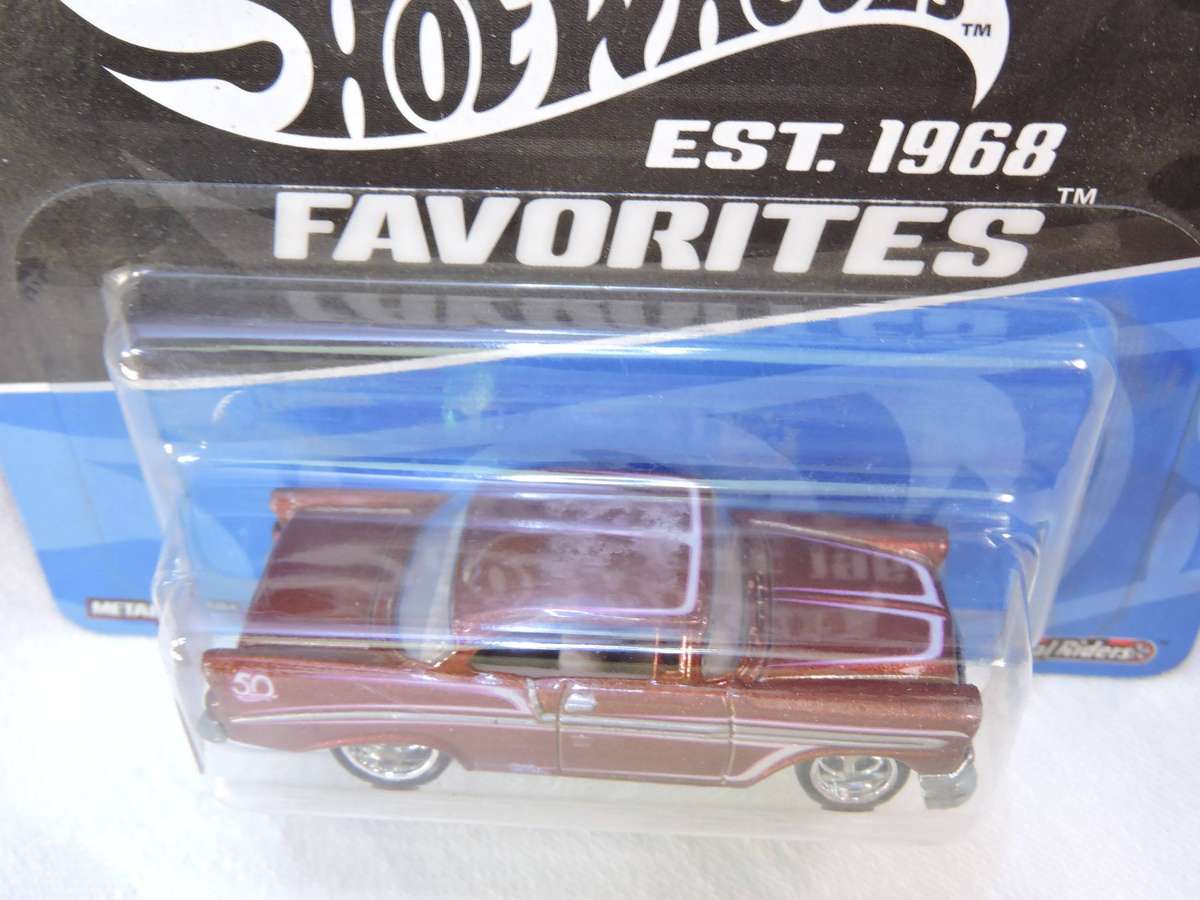Hot Wheels CHEVY CHEVROLET 56 Chevy Bel Air ( Real riders Full metal )  # BLOWOUT SALE #