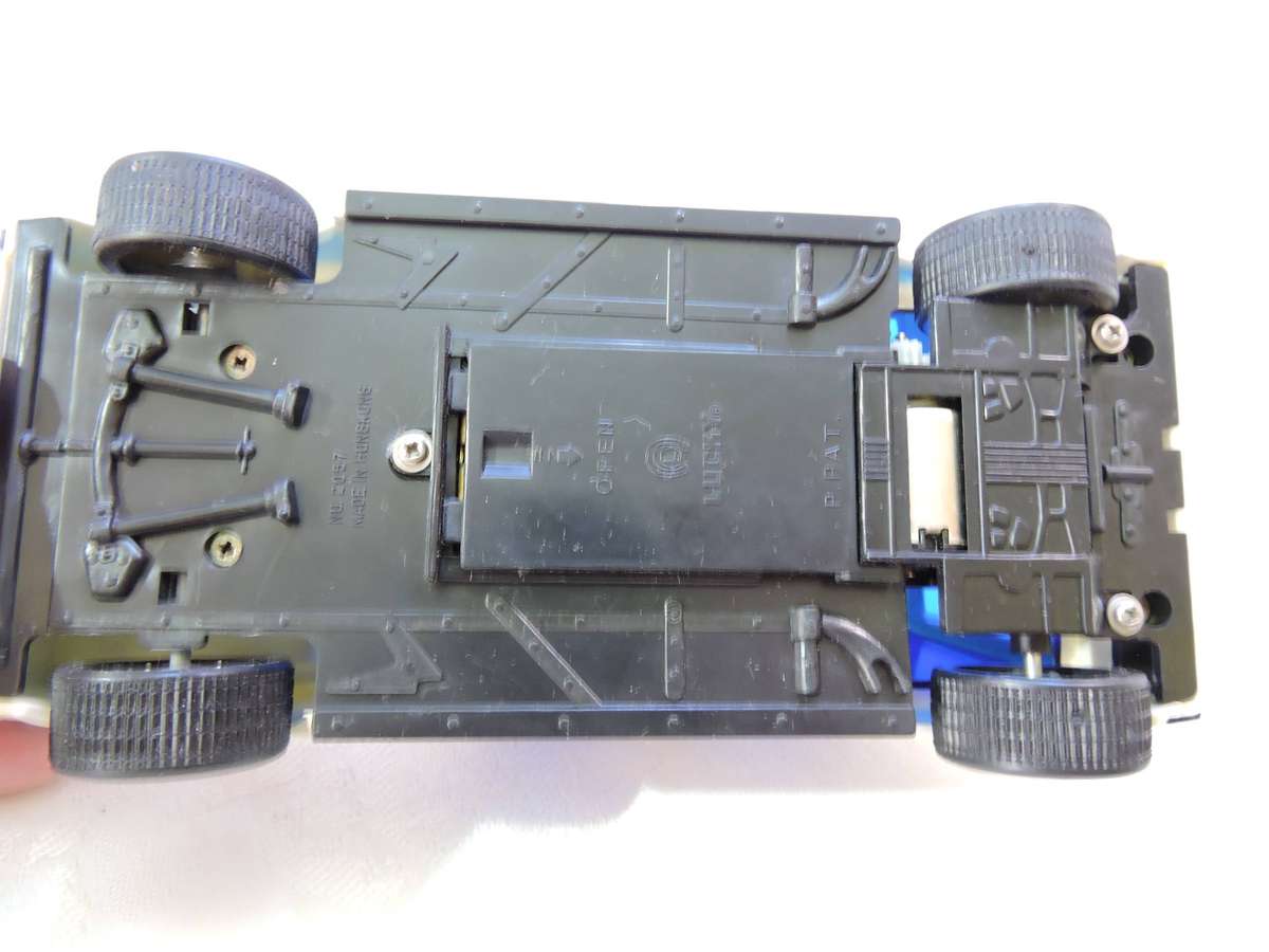 LUCKY TOY VW VOLKSWAGEN Golf Mk1 Police Car in original box ( Blue ) Like Hot Wheels