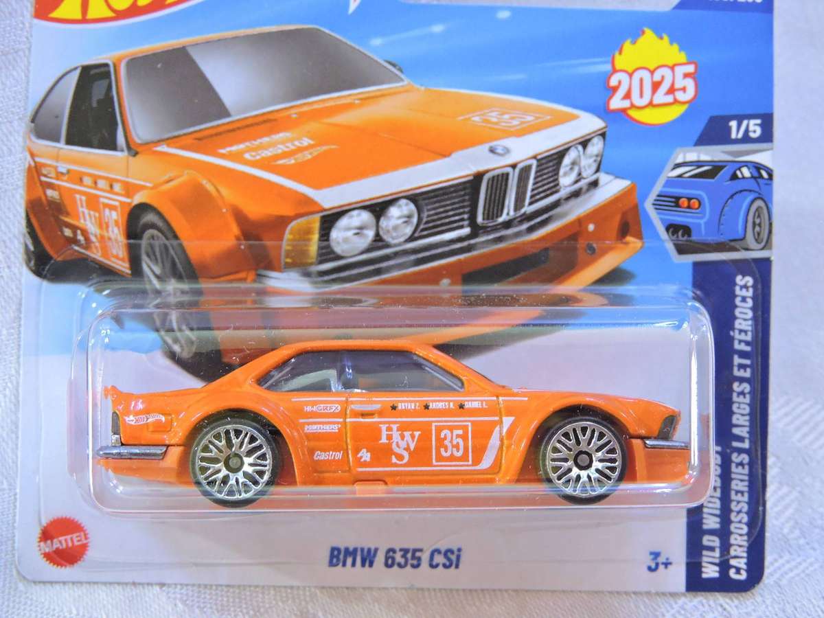 Hot Wheels BMW 635 CSi ( Orange #35 )