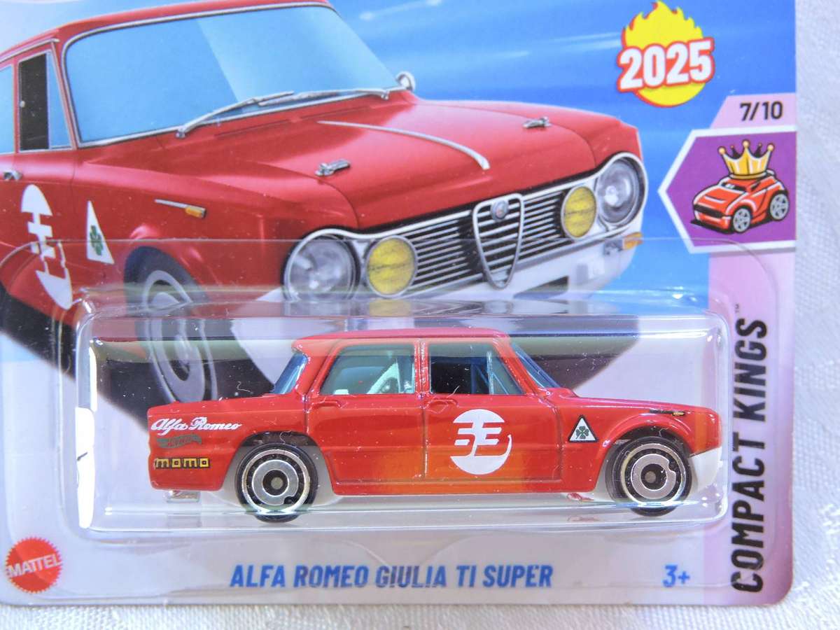 Hot Wheels ALFA ROMEO Giulia Ti Super  ( Red #63 )