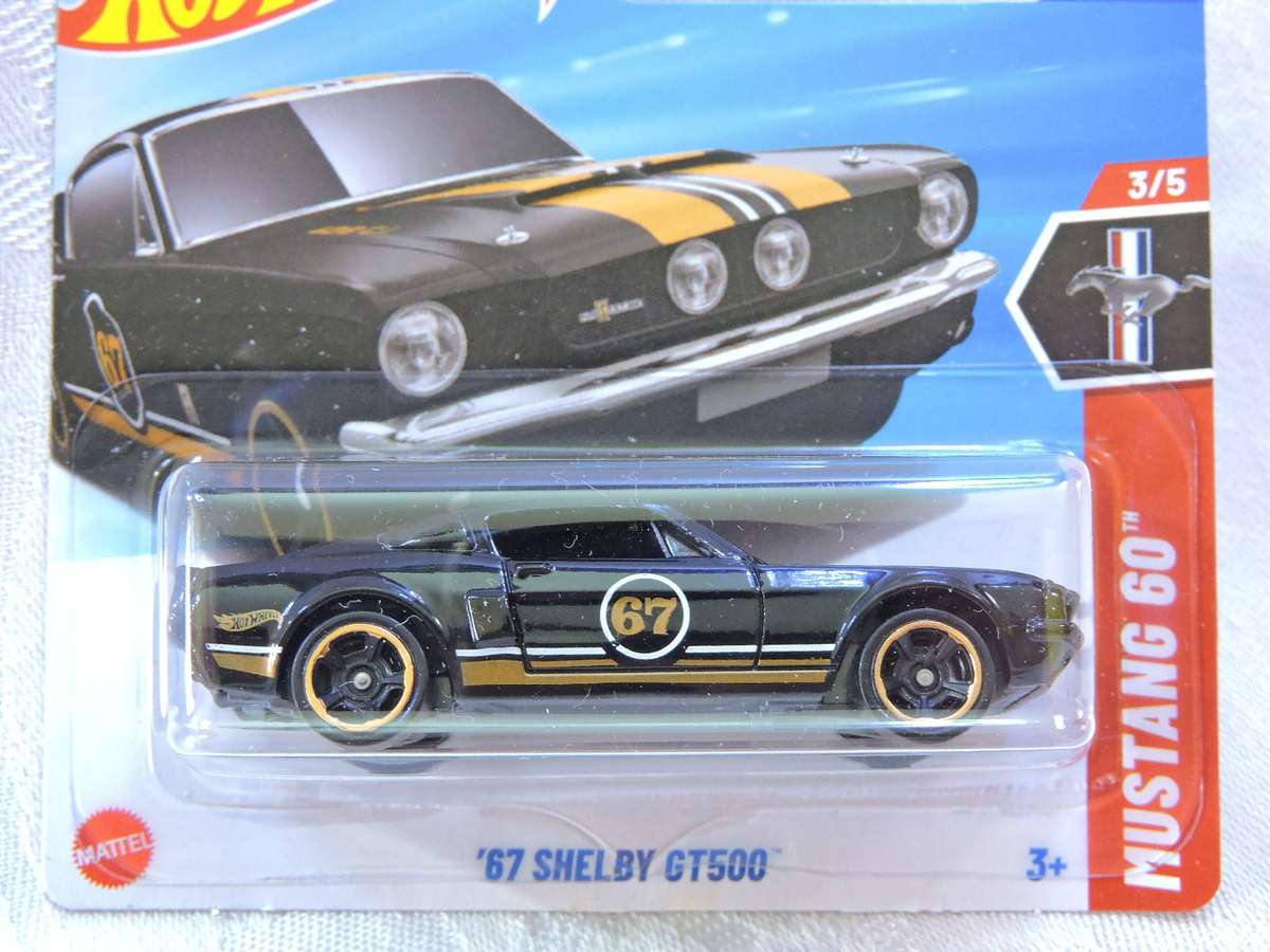 Hot Wheels FORD Shelby GT 500  ( Black #67 ) like Mustang