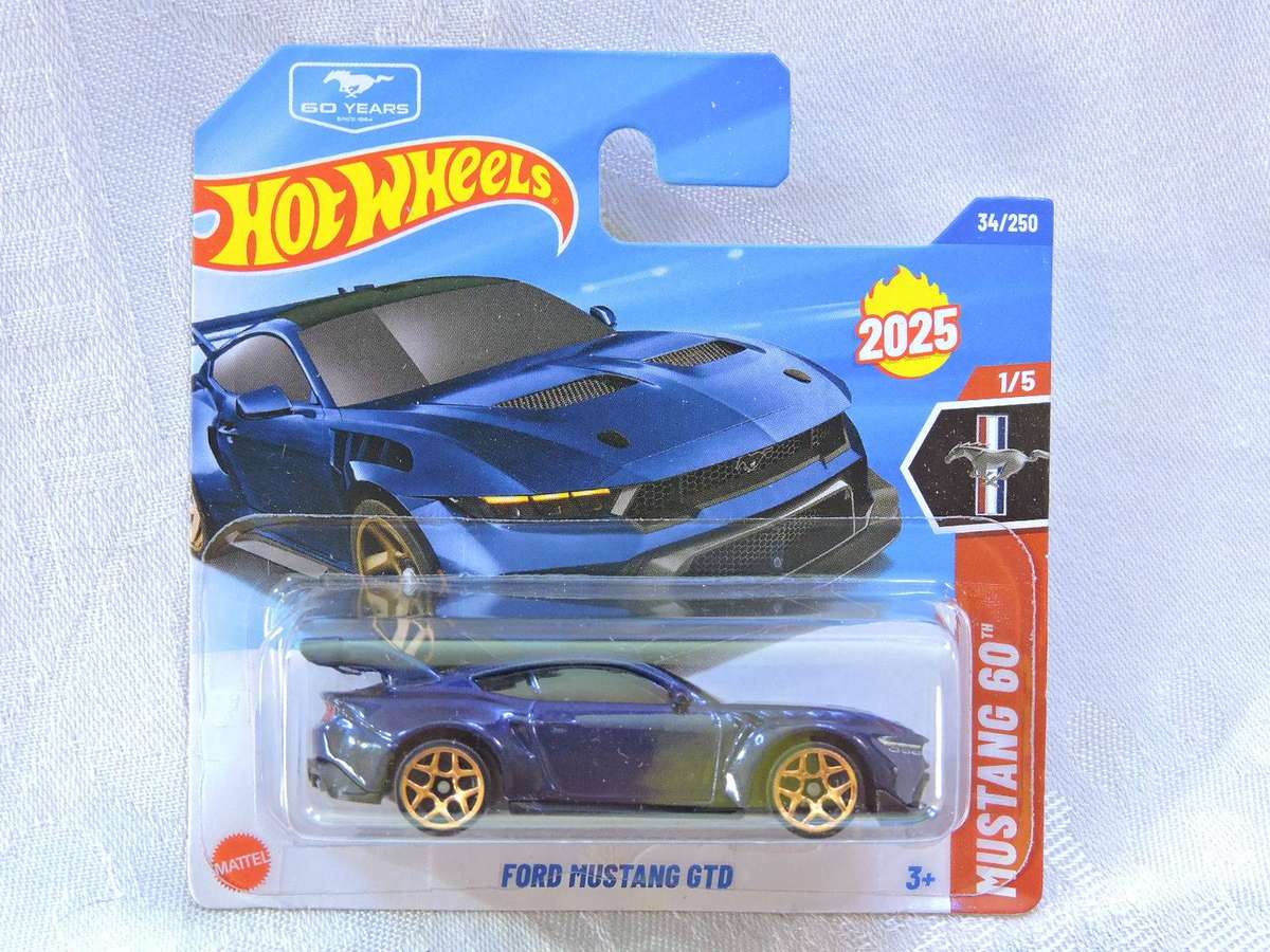 Hot Wheels FORD MUSTANG GTD ( Blue )