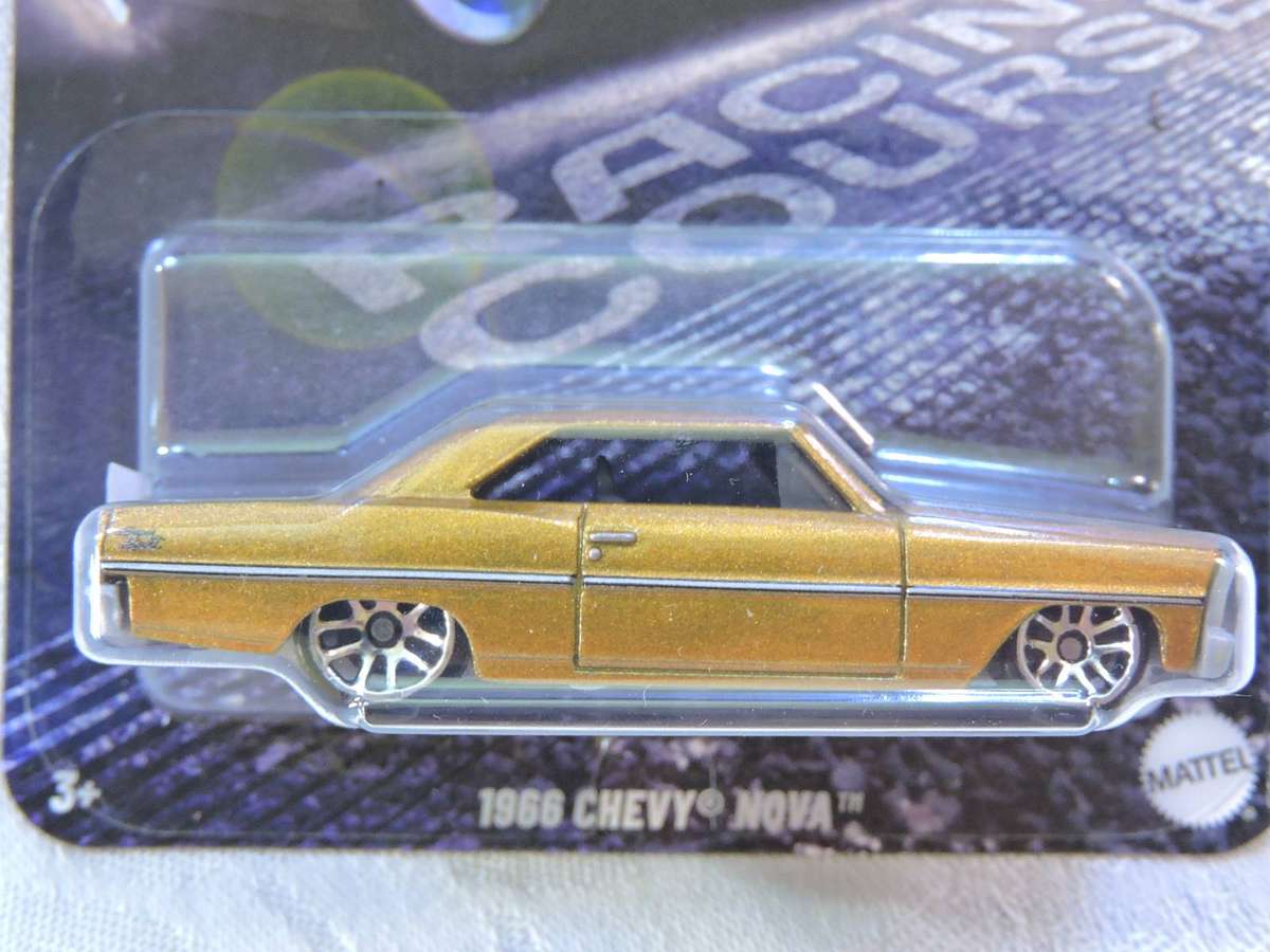 Hot Wheels CHEVY CHEVROLET Chevy Nova  ( Gold ) Long Card 4/5 Fast & Furious
