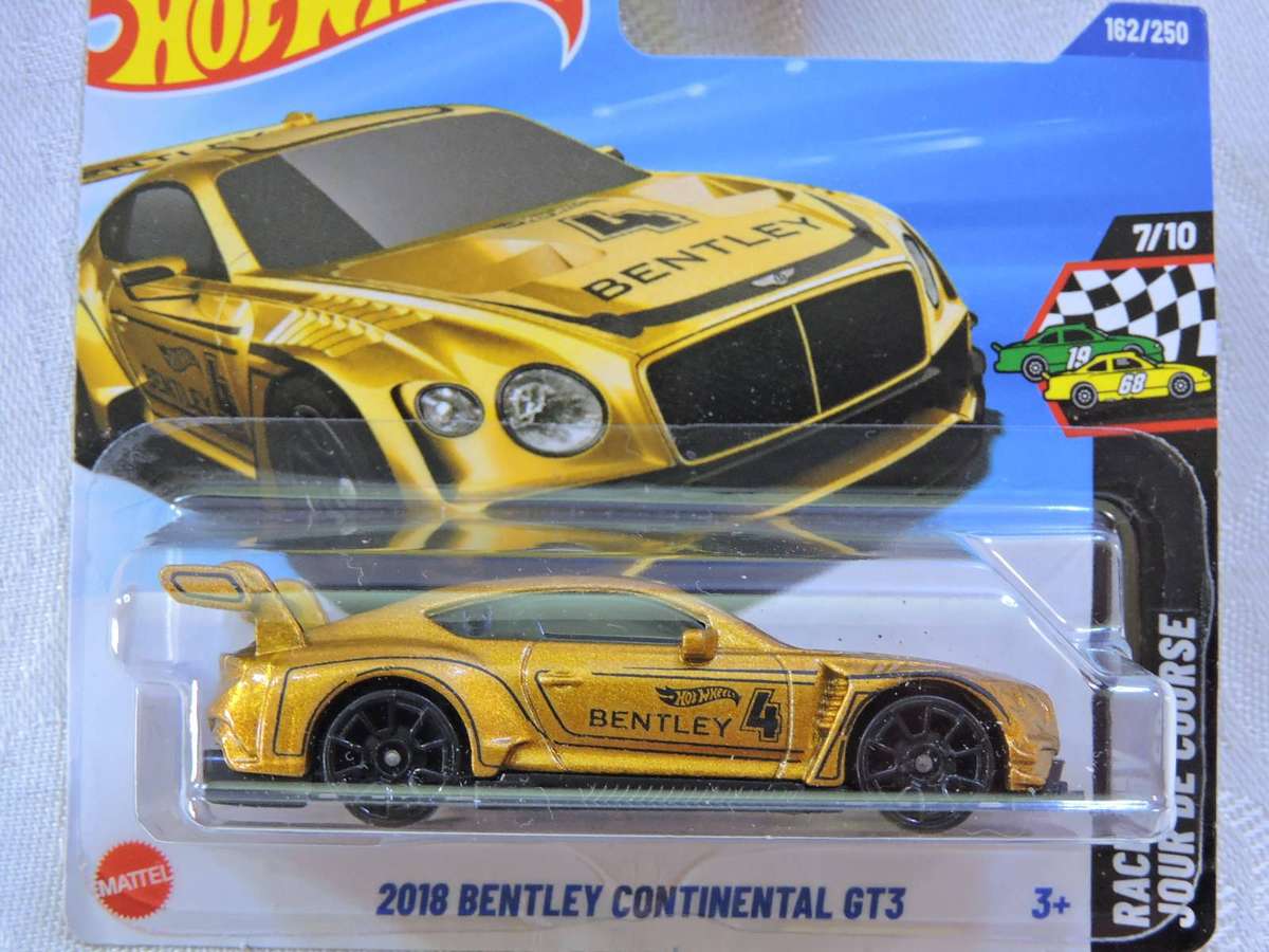 HOT WHEELS BENTLEY Continental GT3 ( Blue )