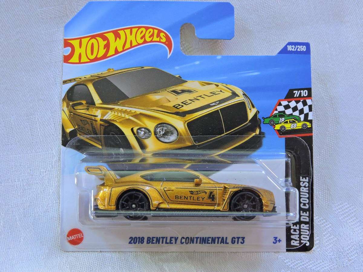HOT WHEELS BENTLEY Continental GT3 ( Blue )