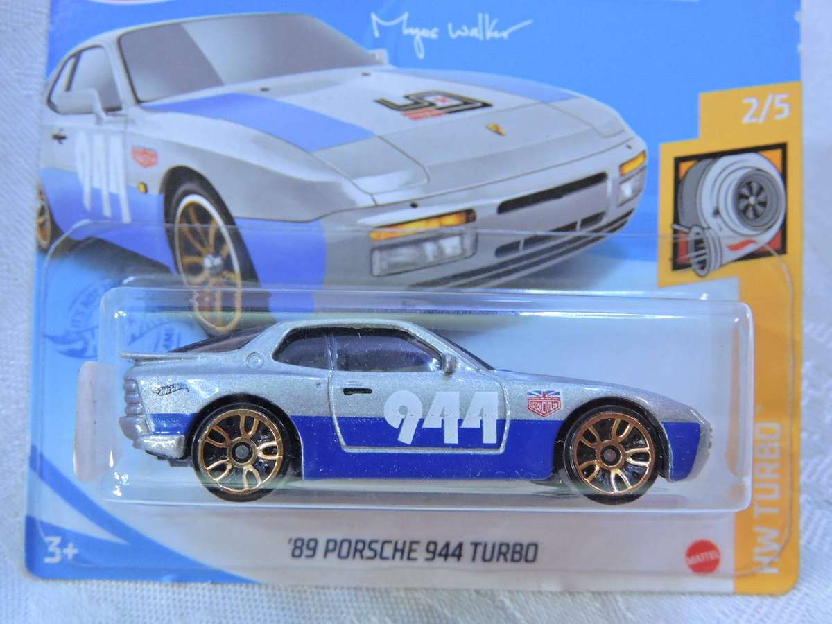 HOT WHEELS PORSCHE 944 Turbo ( Blue/silver #911 )