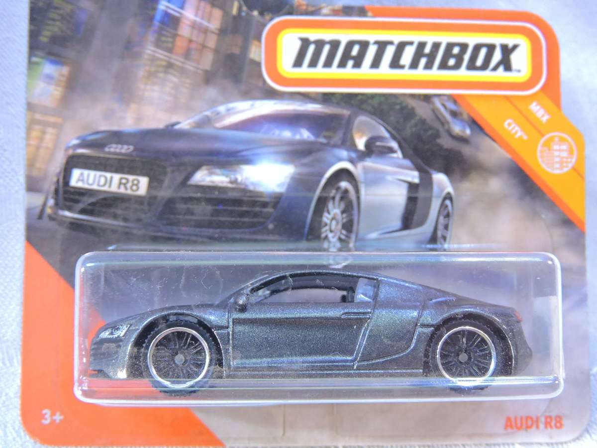 Matchbox AUDI R8 ( Grey )   like Hot Wheels
