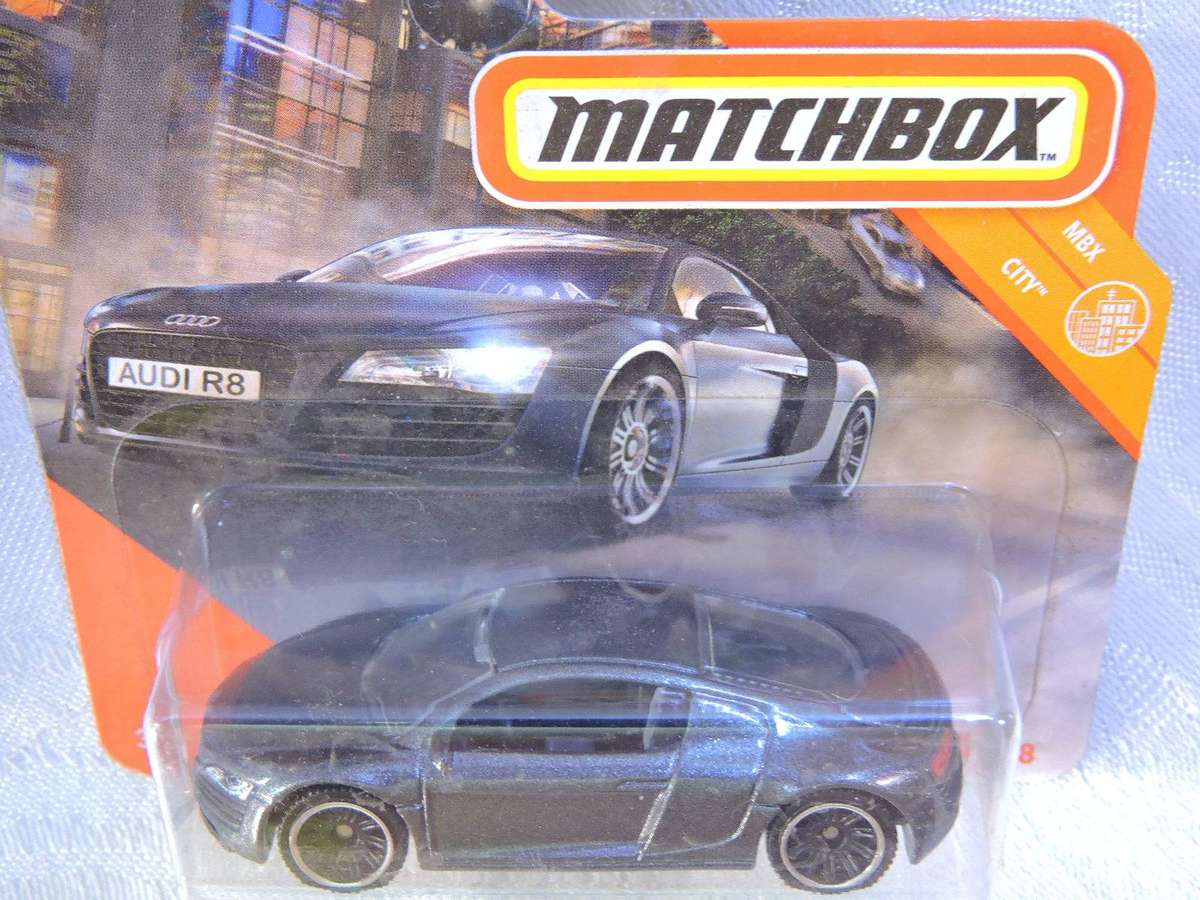 Matchbox AUDI R8 ( Grey )   like Hot Wheels