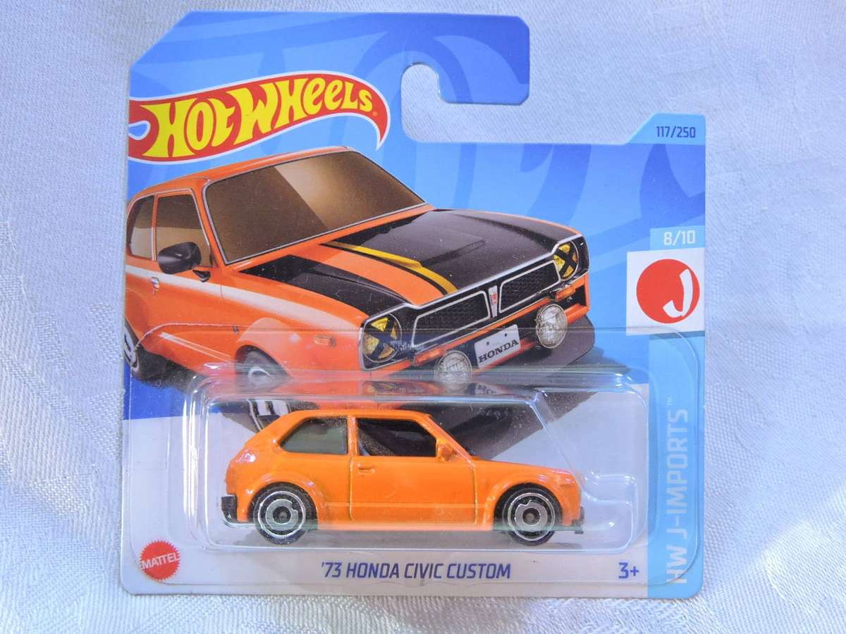Hot wheels HONDA Civic Custom ( Orange )