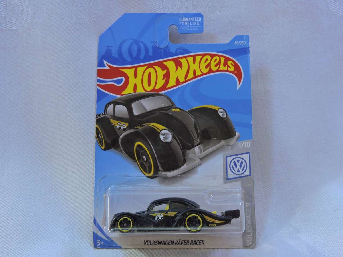 Hot Wheels VW VOLKSWAGEN Kafer Racer ( Matt Black ) Long Card