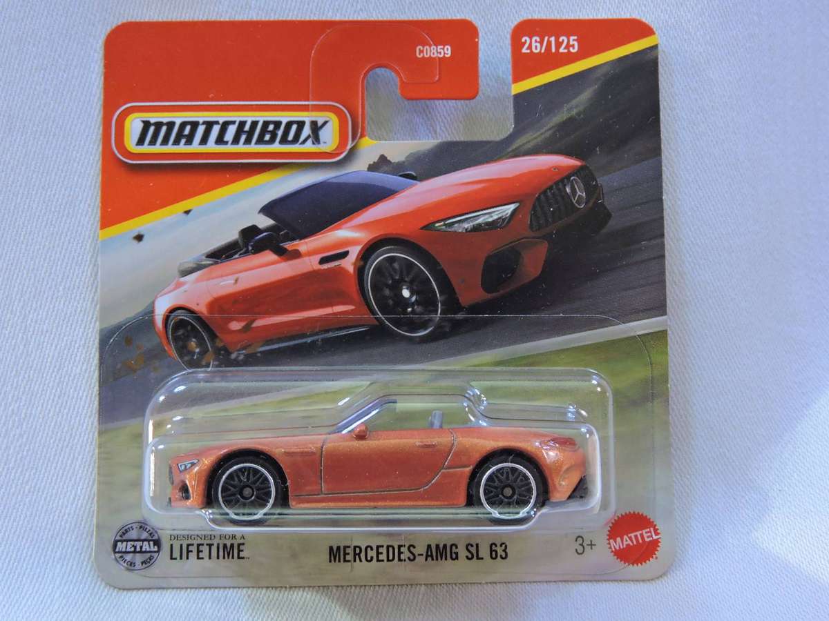 Matchbox MERCEDES BENZ-AMG SL 63 ( Orange ) Like Hot Wheels