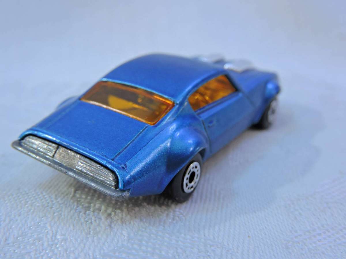 Matchbox Superfast 75 PONTIAC Firebird New 4 ( Blue ) with ORIGINAL Box   Like Hot Wheels