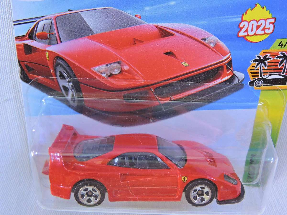 HOT WHEELS FERRARI F40 Competizione ( Red )  Supercar