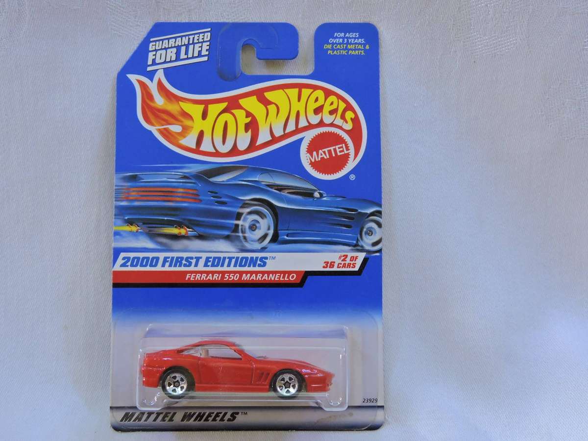 HOT WHEELS FERRARI 550 Maranello ( Red )  1999 Issue  Supercar