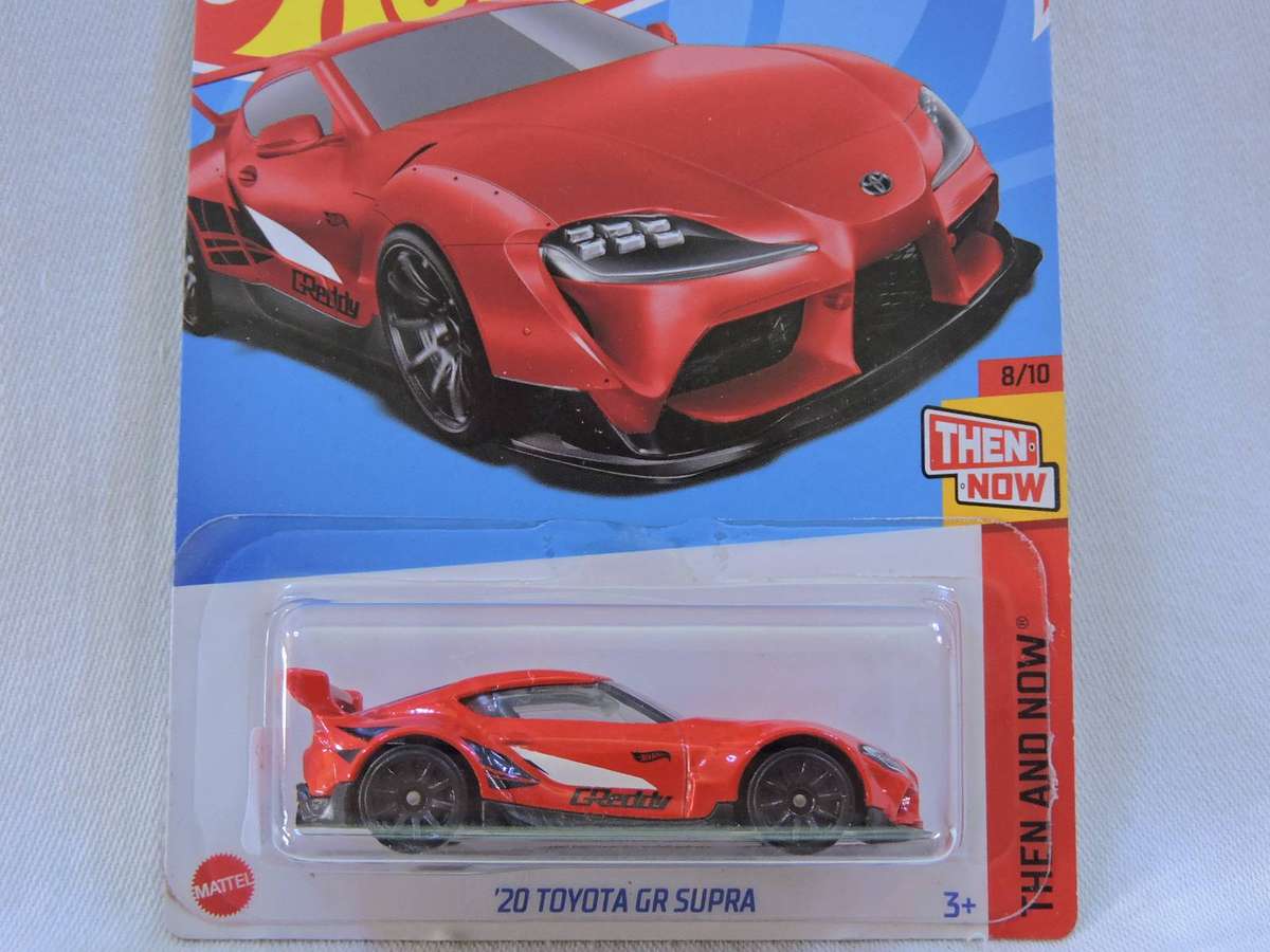 Hot Wheels TOYOTA GR Supra ( Red - G Reddy ) Long Card