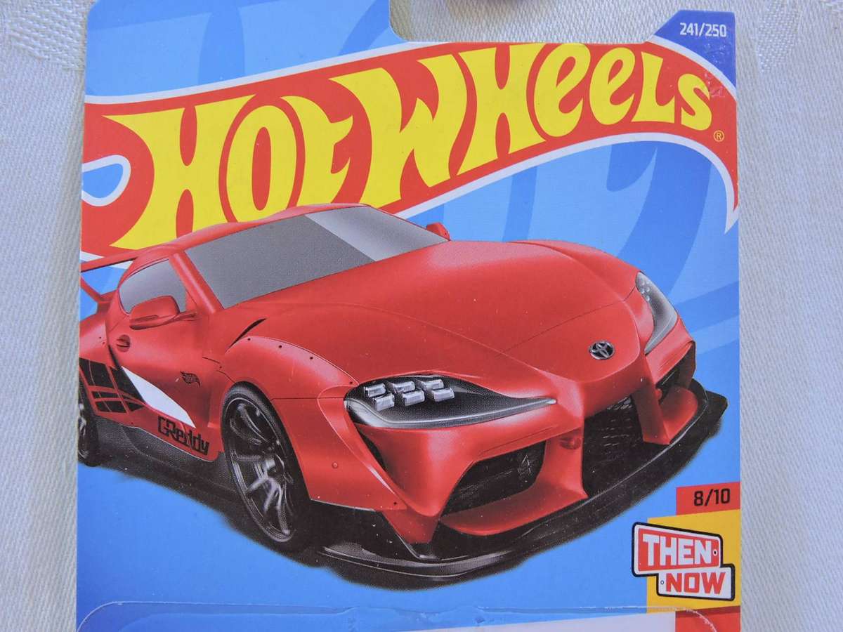 Hot Wheels TOYOTA GR Supra ( Red - G Reddy ) Long Card