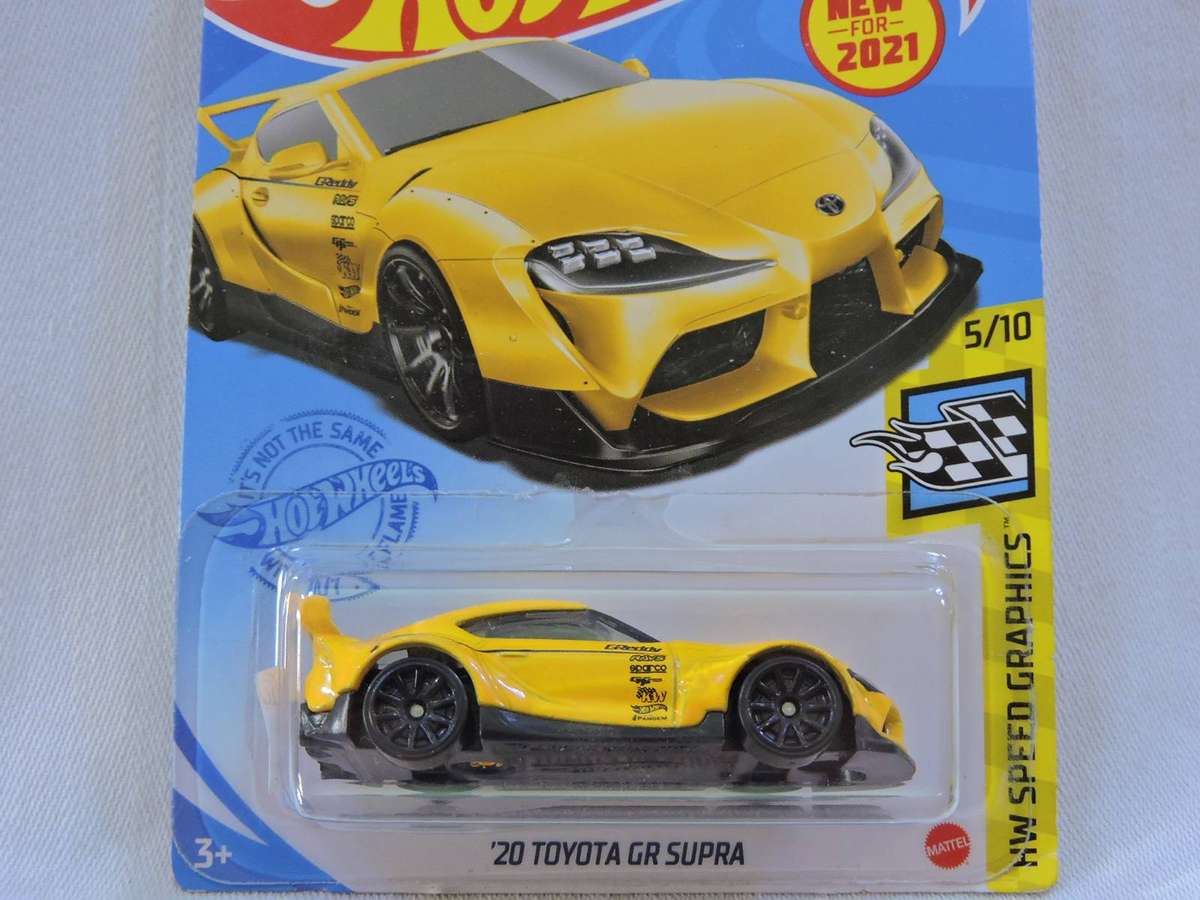 Hot Wheels TOYOTA GR Supra ( Yellow - G Reddy ) Long Card