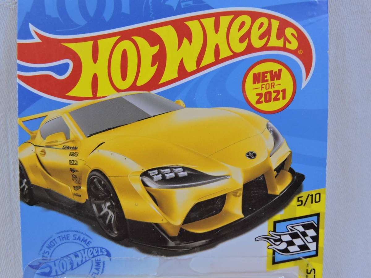 Hot Wheels TOYOTA GR Supra ( Yellow - G Reddy ) Long Card