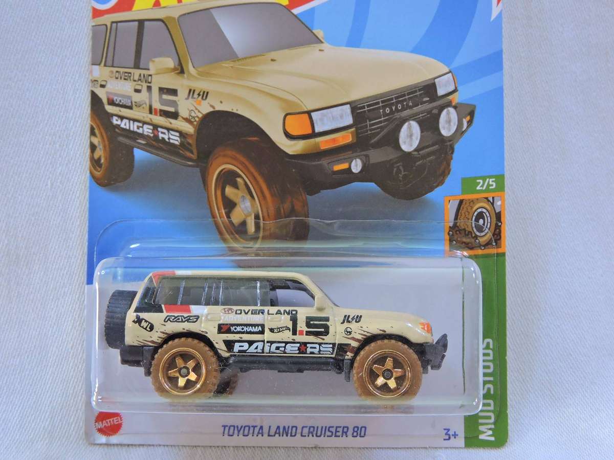 Hot Wheels TOYOTA Land Cruiser 80 ( Beige #15 )  Long Card