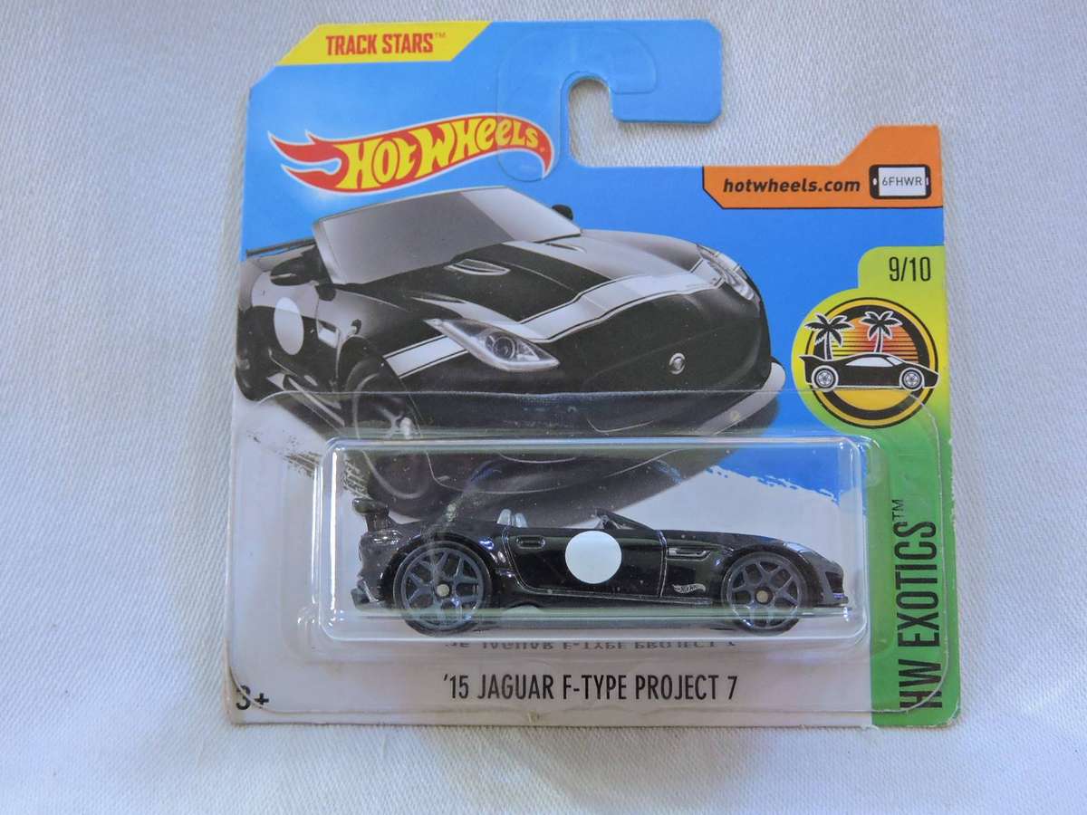 Hot Wheels JAGUAR F-Type Project 7 ( Black white dot )