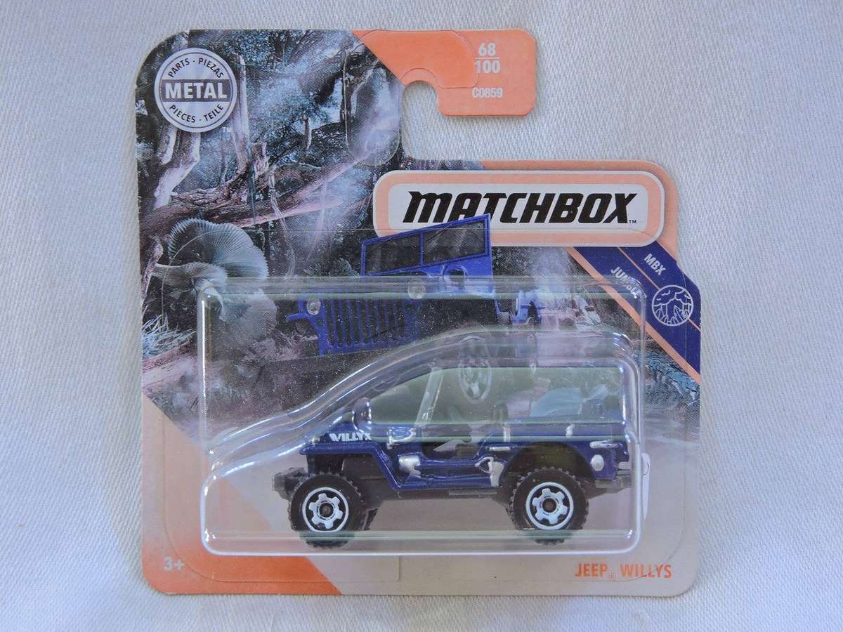 Matchbox JEEP Willys ( Blue ) Like Hot Wheels
