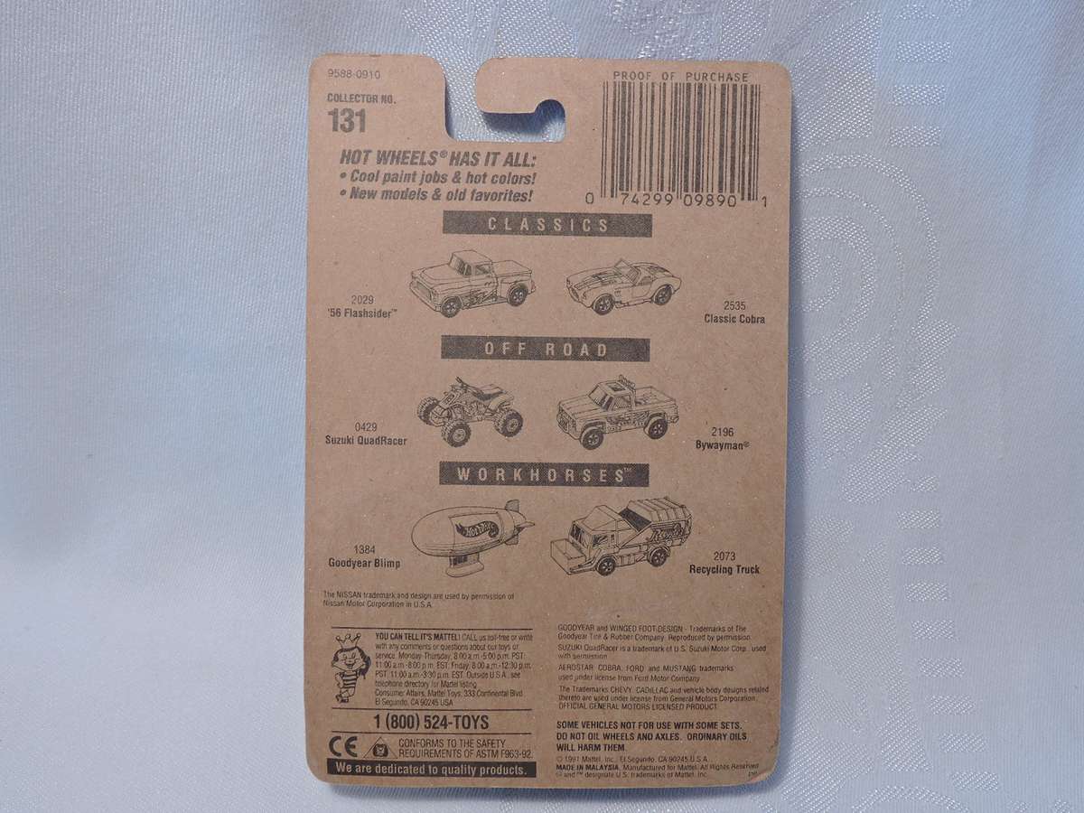 Hot Wheels NISSAN Hardbody 4x4 Truck Bakkie ( Black #10 ) Like Datsun