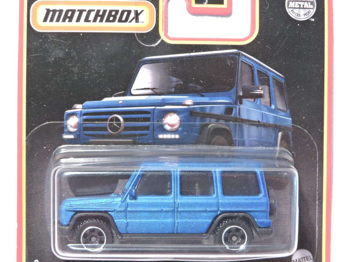 Matchbox MERCEDES BENZ G500 ( Blue )  Like Hot wheels