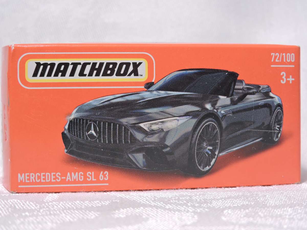 Matchbox MERCEDES BENZ AMG SL 63 Mint in sealed box 72/100 ( Black )  Like Hot wheels